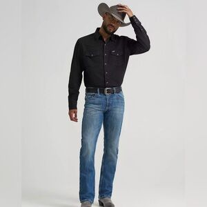 Wrangler 20X Style 42 Vintage Boot Jeans Men’s 34x36 Medium Wash Western Cowboy